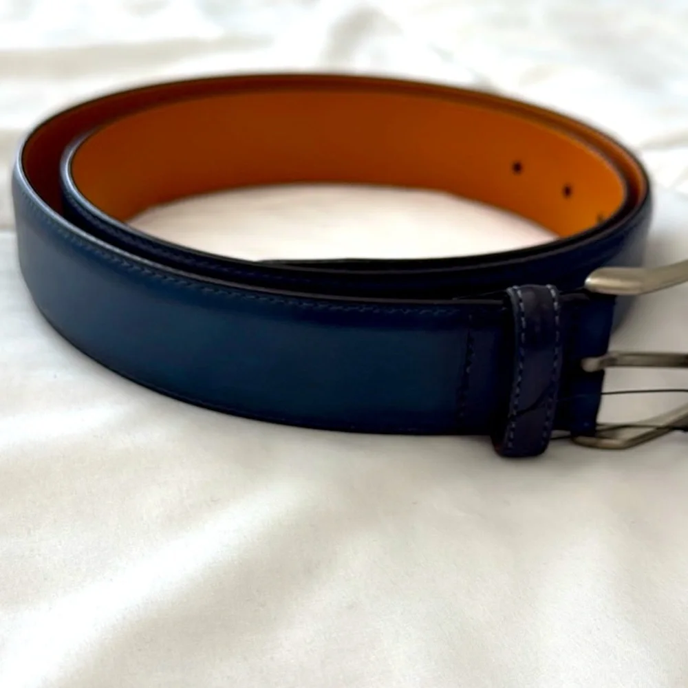 Magnanni Navy Blue Belt